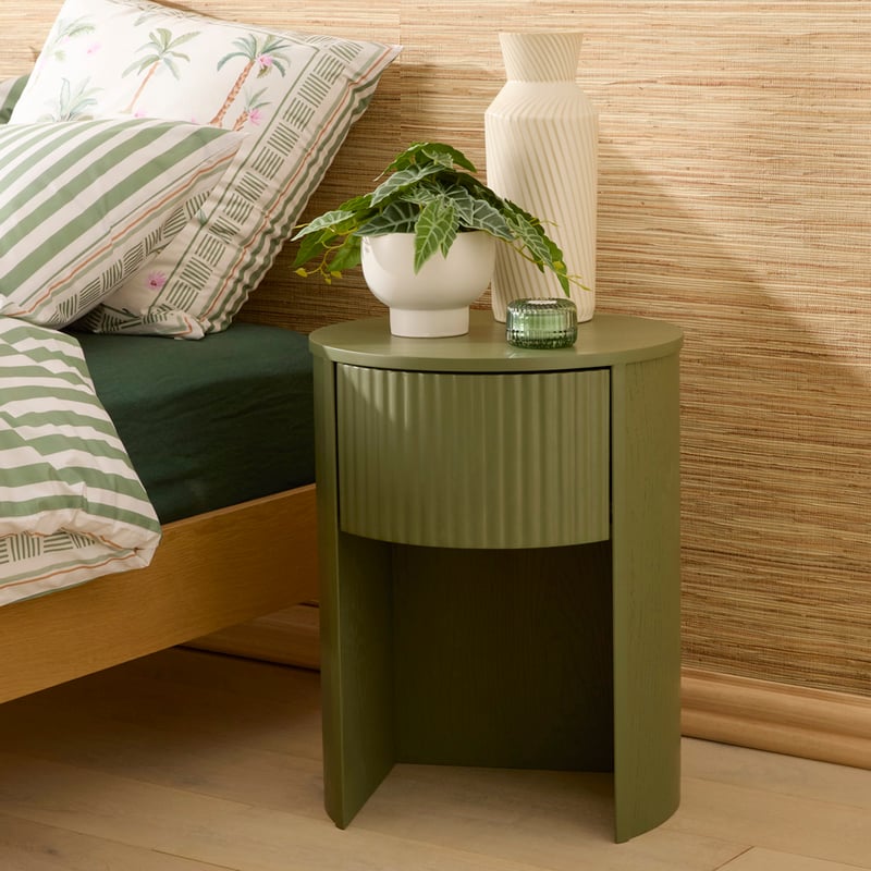 Georgia Moss Bedside Table