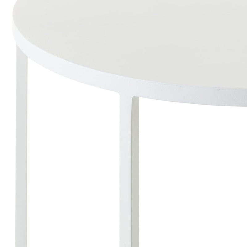 Porter White Bedside Table