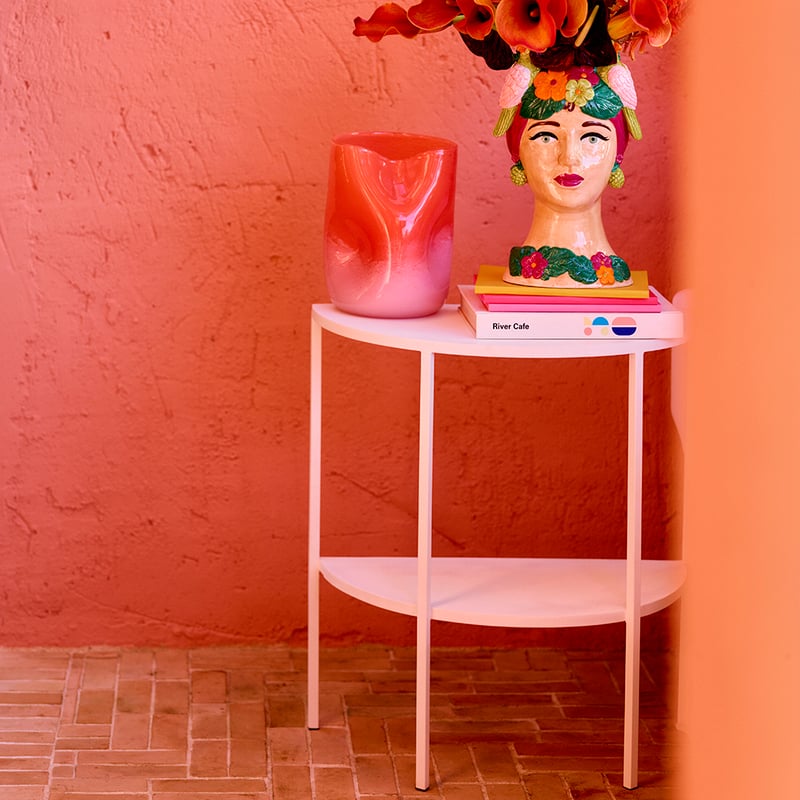 Porter White Bedside Table