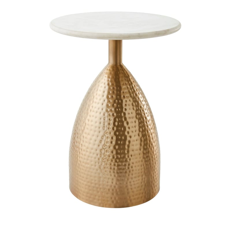 Penelope Gold & Marble Side Table