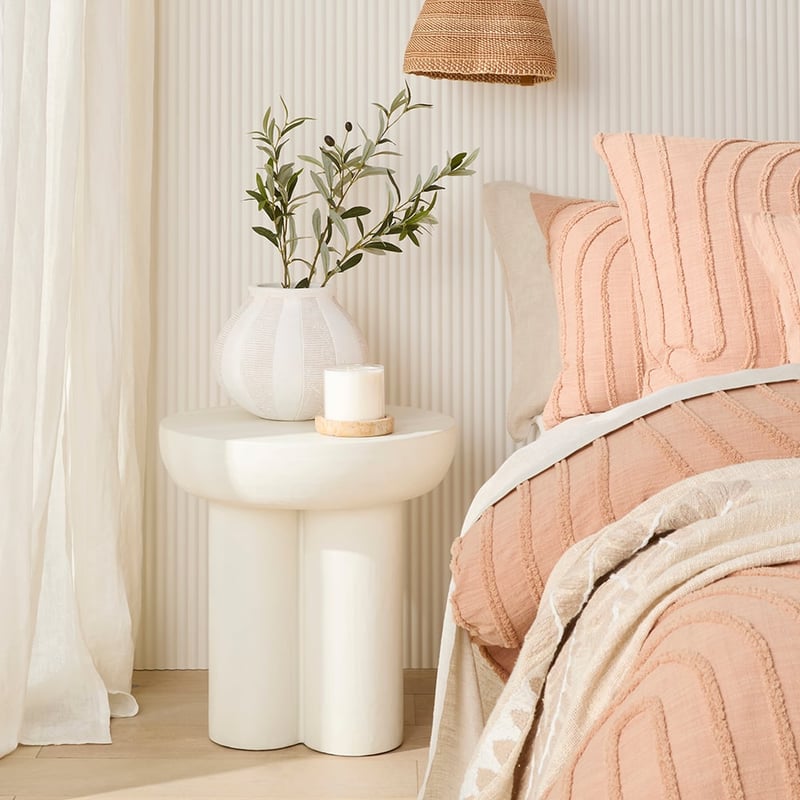 North Shore White Side Table