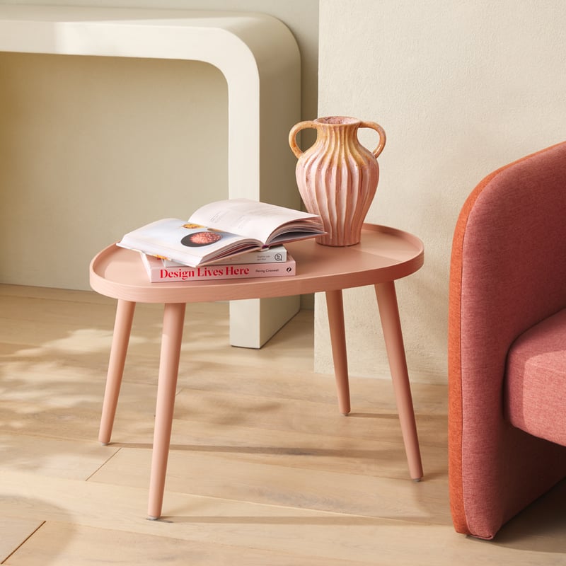 Pebble Blush Tripod Table Collection