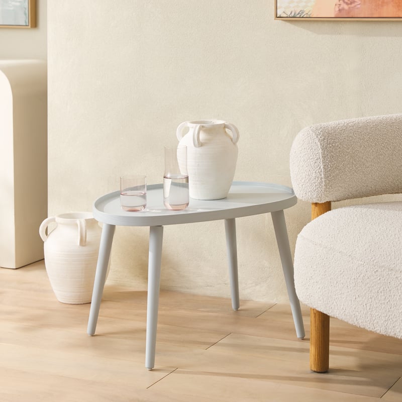 Pebble Light Blue Tripod Table Collection