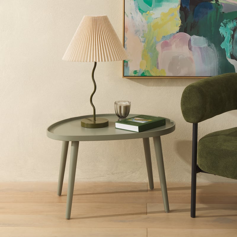 Pebble Sage Tripod Table Collection