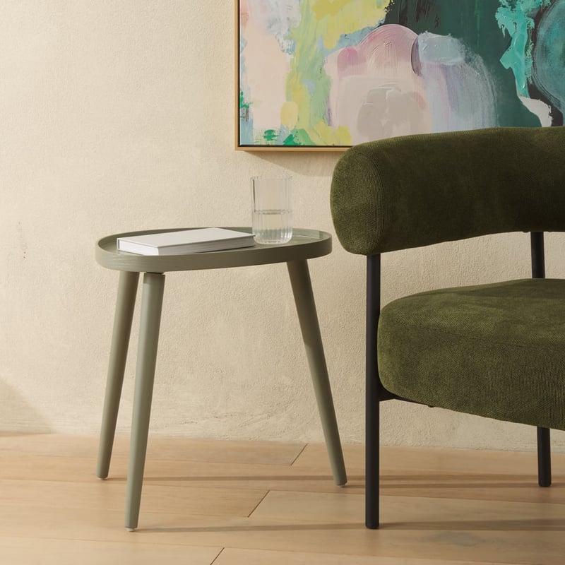 Pebble Sage Tripod Table Collection