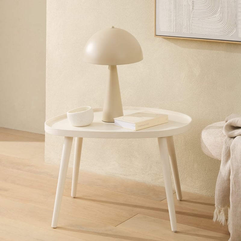 Pebble White Tripod Table Collection