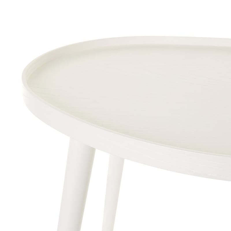 Pebble White Tripod Table Collection