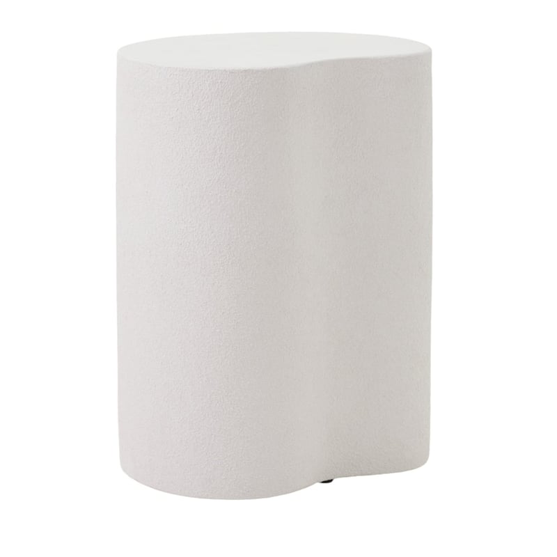Kidney White Side Table