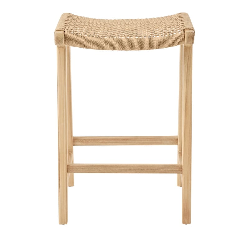Palmer Loom Natural Backless Counter Stool