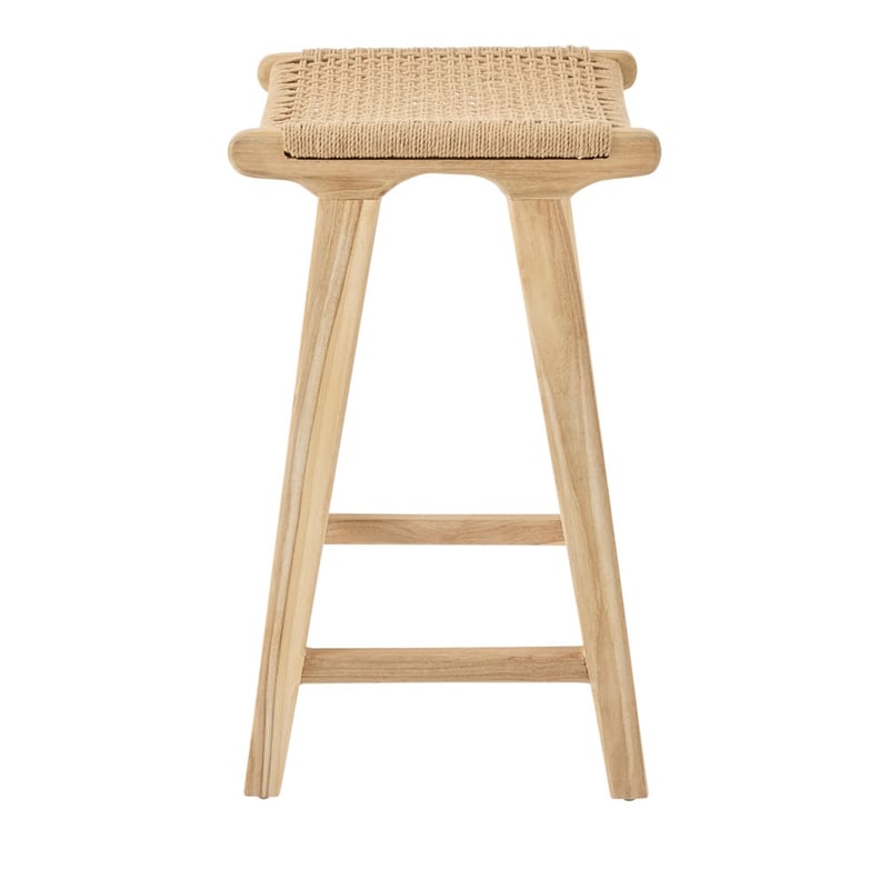 Palmer Loom Natural Backless Counter Stool
