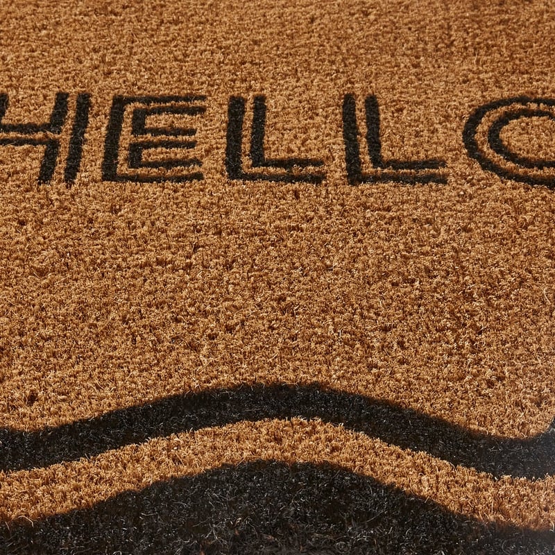 Coir Hello Wave Doormat
