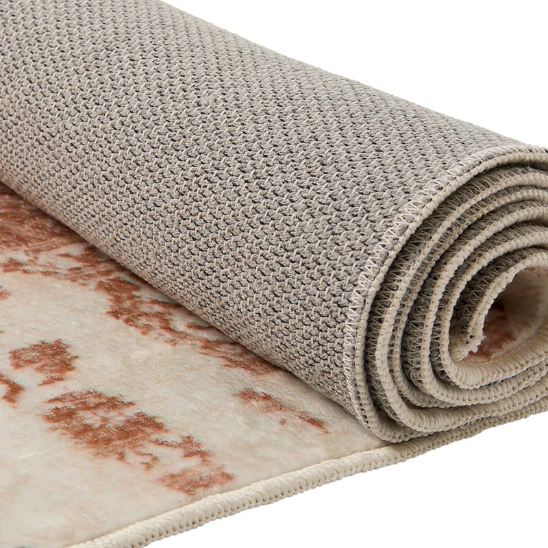 World's Softest Ochre Washable Rug