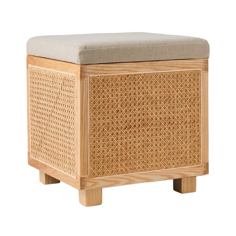 Burleigh Natural Storage Ottoman