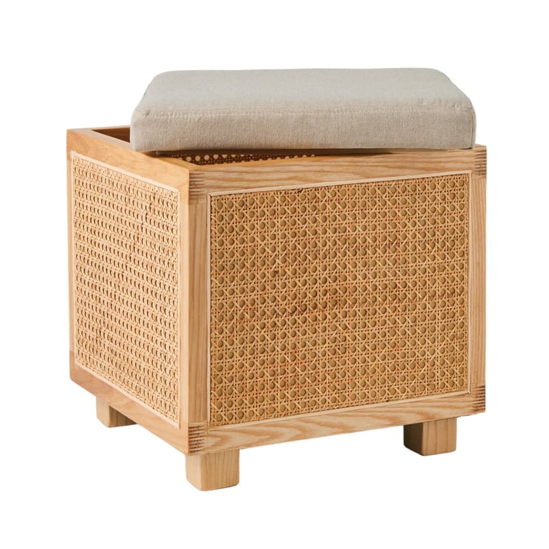 Burleigh Natural Storage Ottoman
