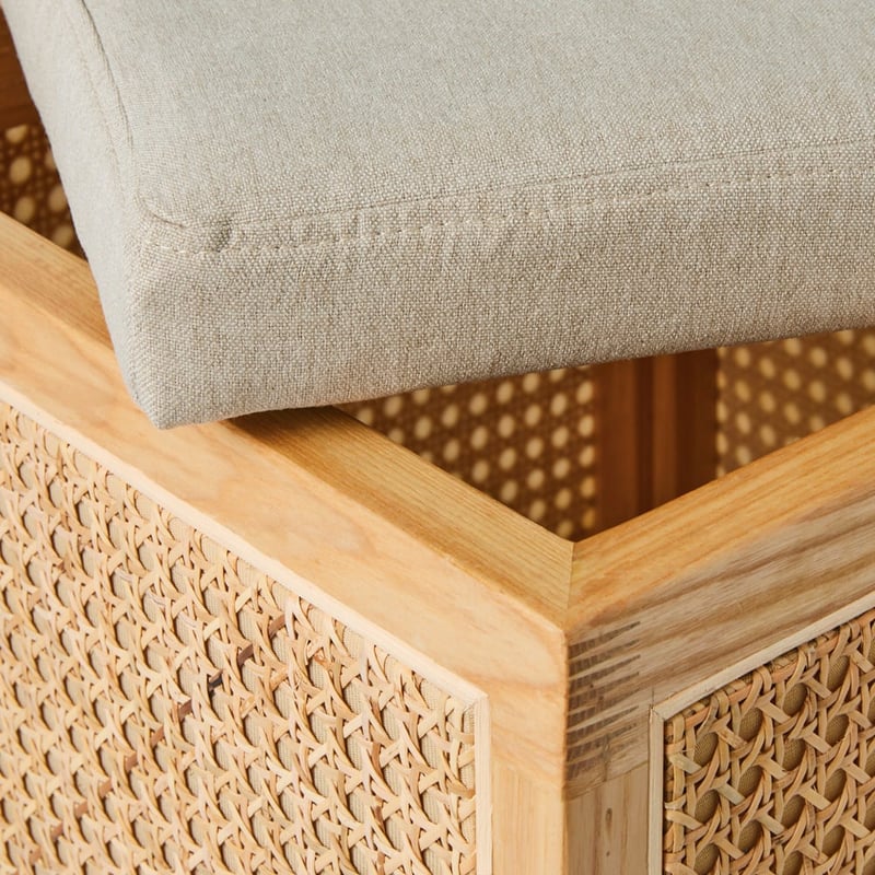 Burleigh Natural Storage Ottoman