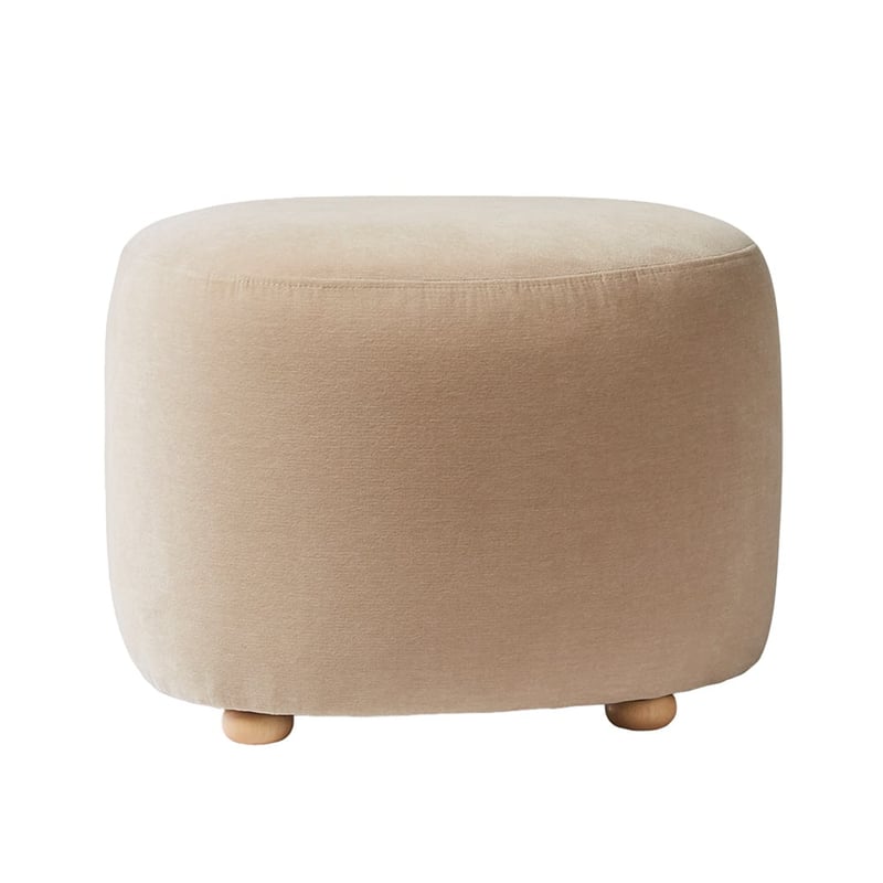 Pebble Sand Ottoman Set of 2