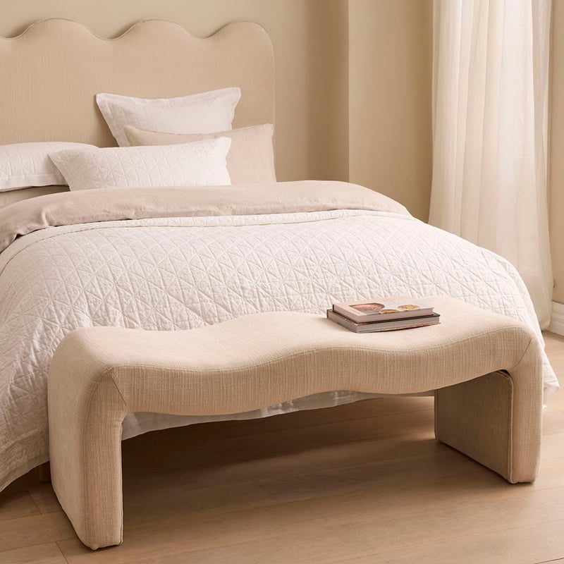 Maeve Vanilla Bench Seat