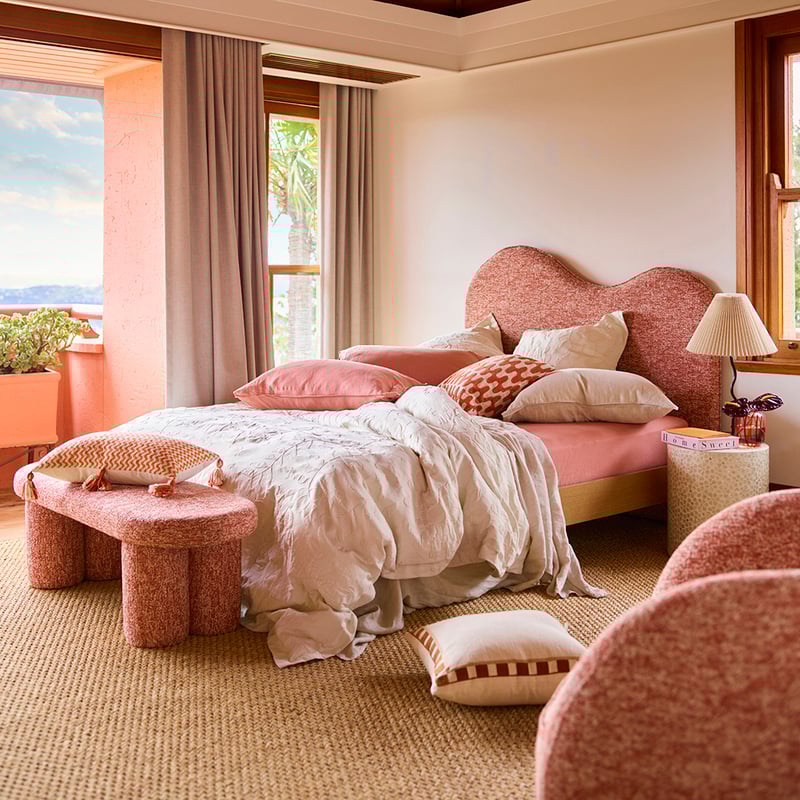 Avril Sienna Marle Bench Seat