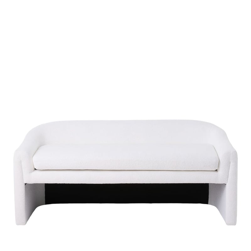 Maya White Bench Seat