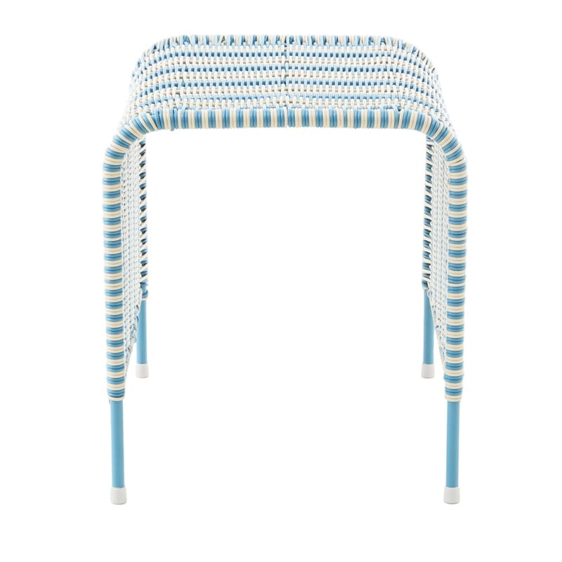Rye Holiday Blue Off White Stripe Outdoor Lounge Set