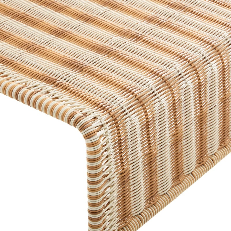 Rye Natural Off White Stripe Outdoor Lounge Set