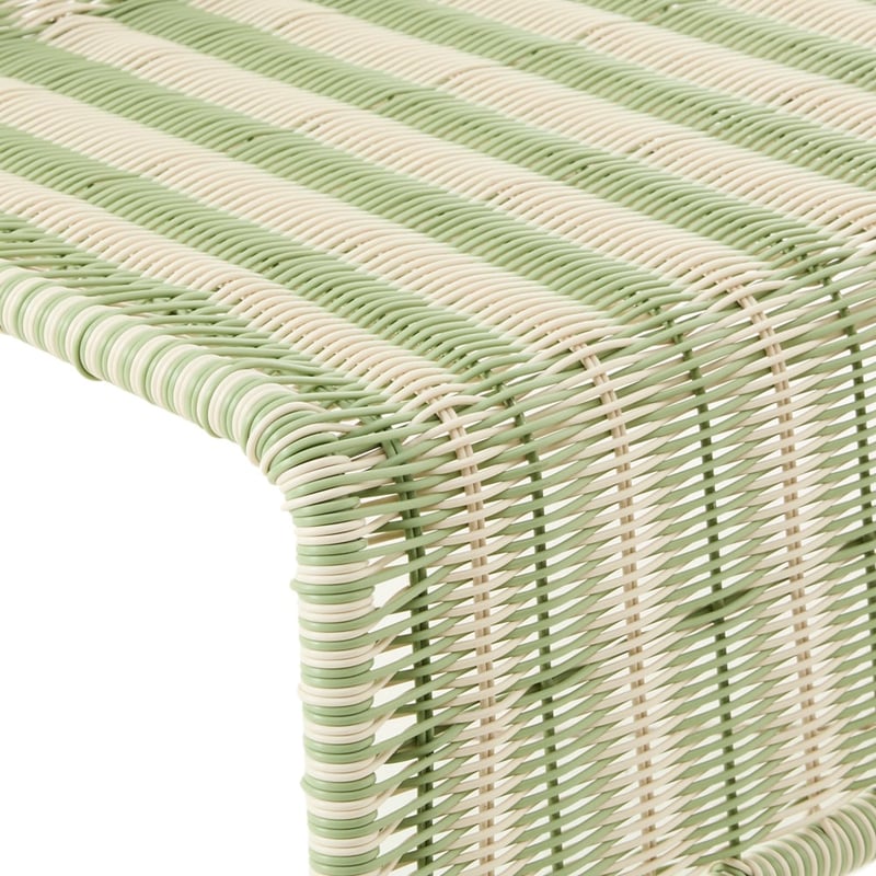 Rye Sage Off White Stripe Outdoor Lounge Set