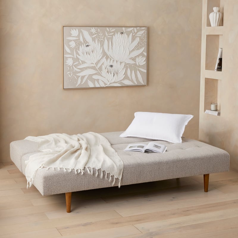 Conran Beige Boucle Sofa Bed