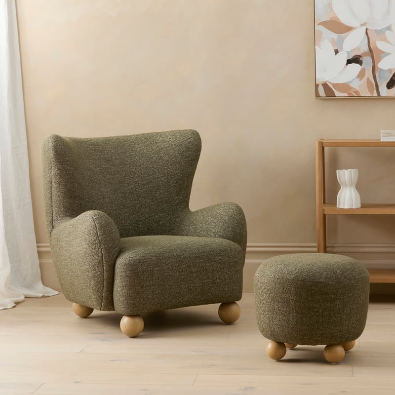 Zeus Moss Lounge Chair