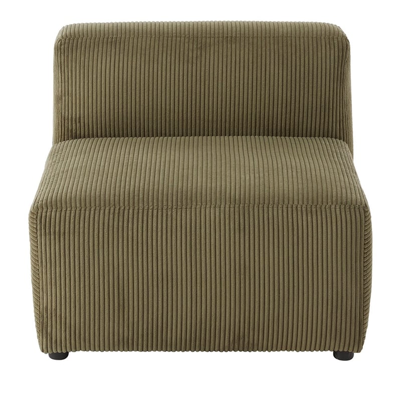 Tulsa Forest Corduroy 1 Seater Modular Lounge Chair