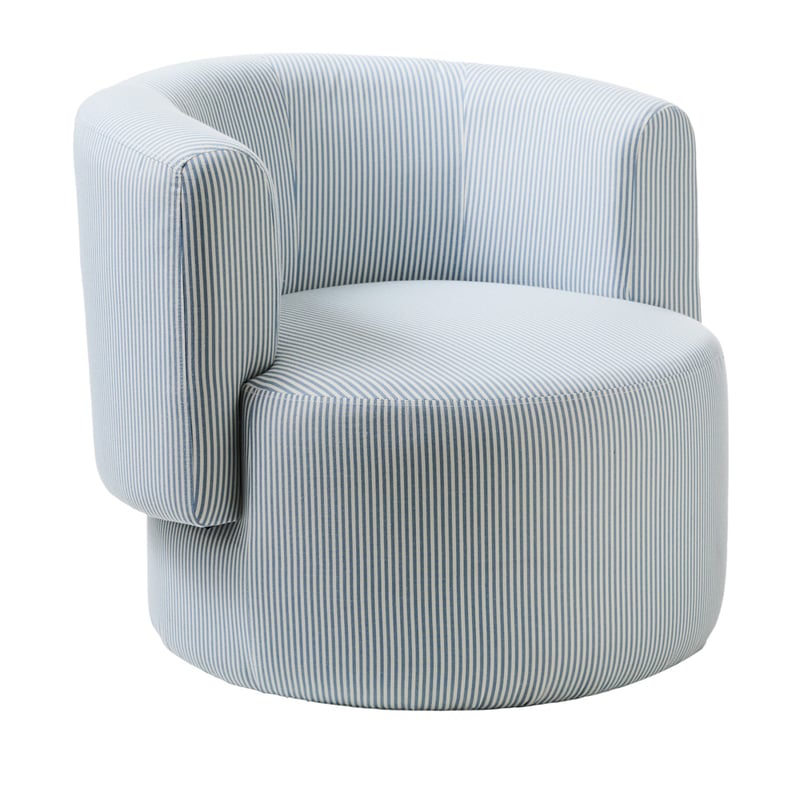 Essay Light Blue Stripe Chair