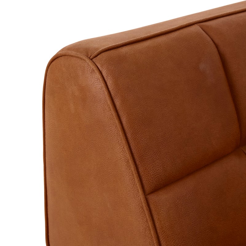 Hammond Brandy Right Arm Facing Corner Modular Sofa Chair