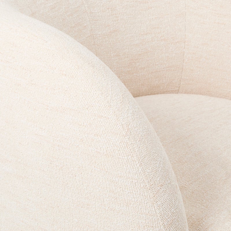 Avril Beige Marle Swivel Chair