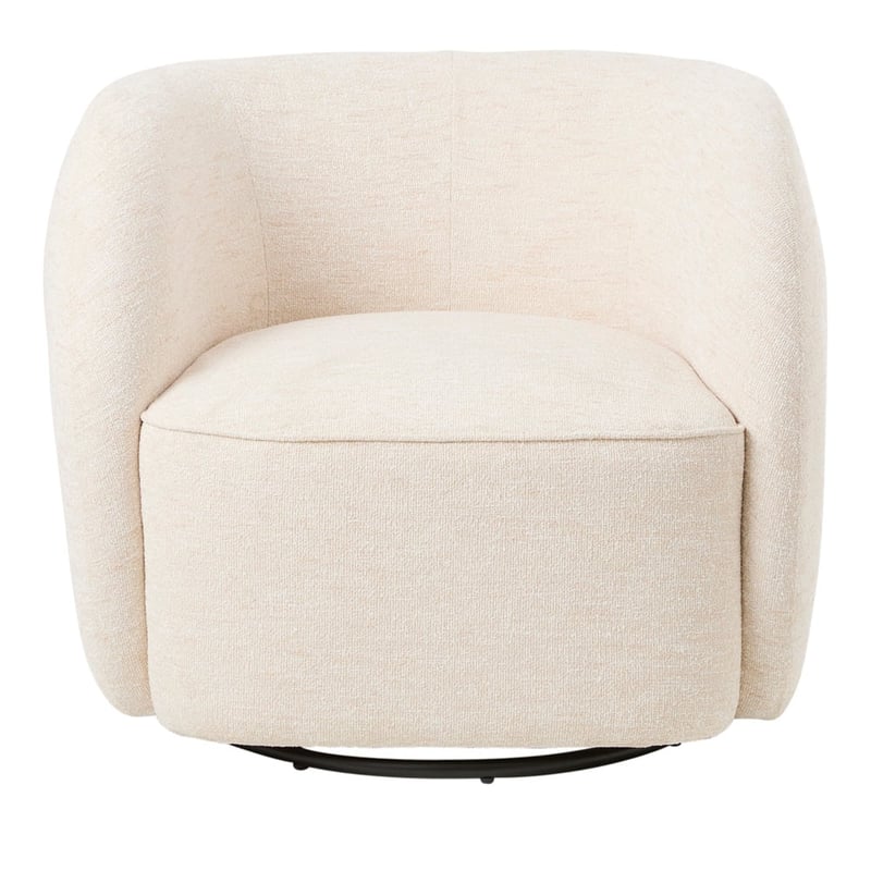 Avril Beige Marle Swivel Chair