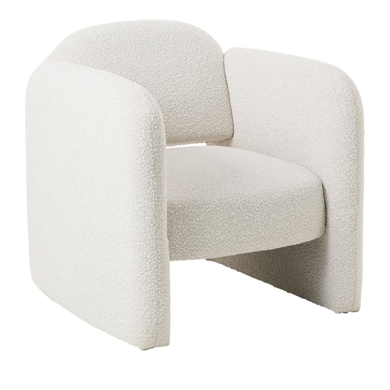 Cali Snow Boucle Chair