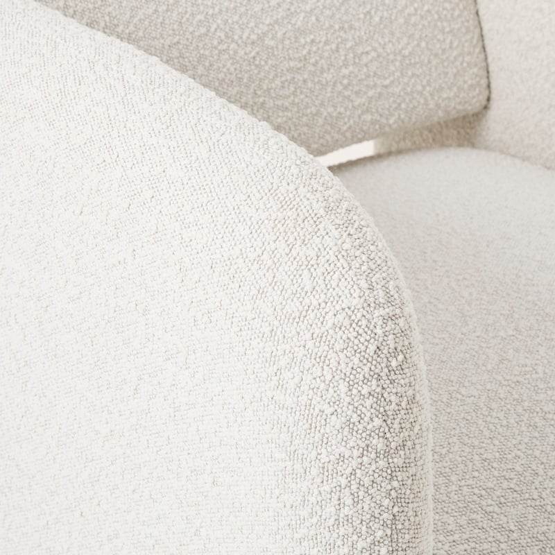 Cali Snow Boucle Chair