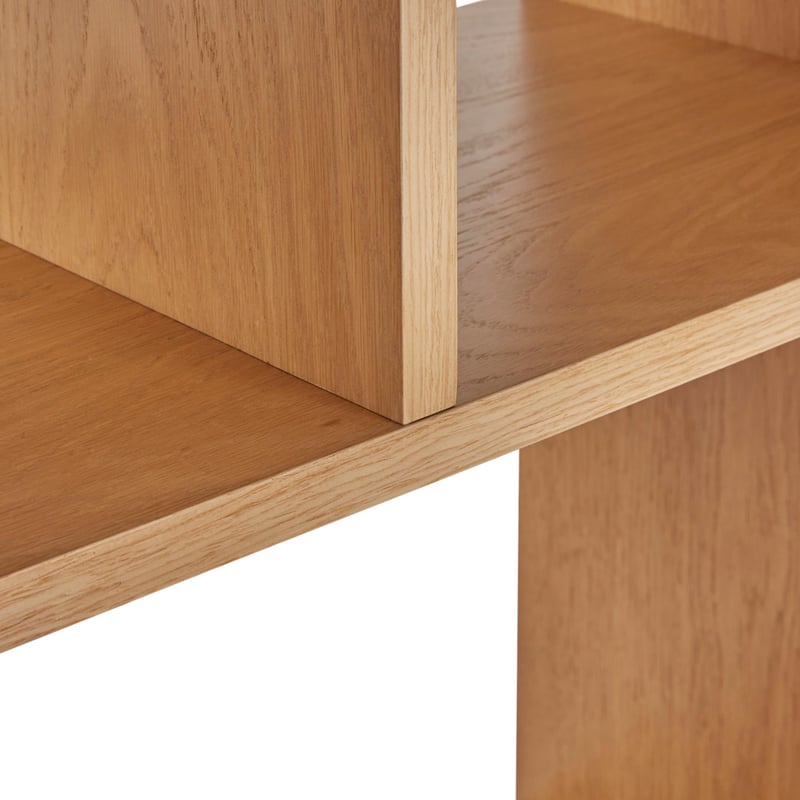 Denver Oak 4 Tier Bookshelf