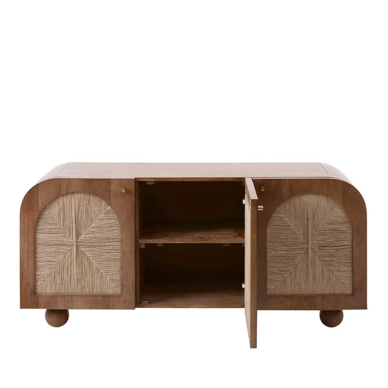 Safari Walnut 3 Door Sideboard