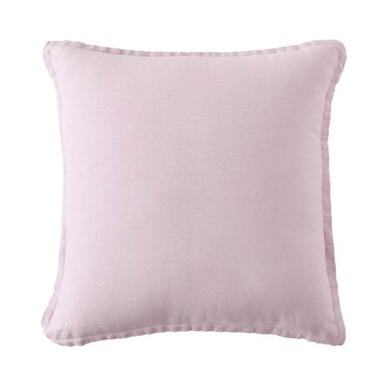 Belgian Orchid Vintage Washed Linen Cushion