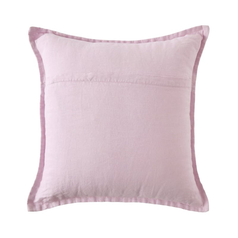 Belgian Orchid Vintage Washed Linen Cushion