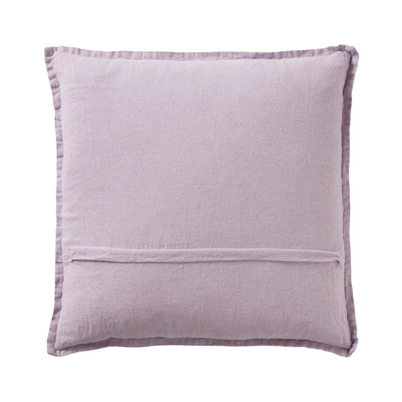 Belgian Viola Vintage Washed Linen Cushion