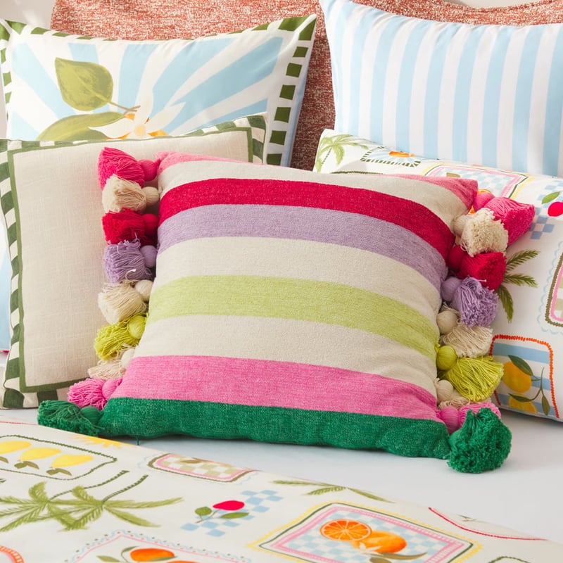 Antwerp Pink & Natural Cushion