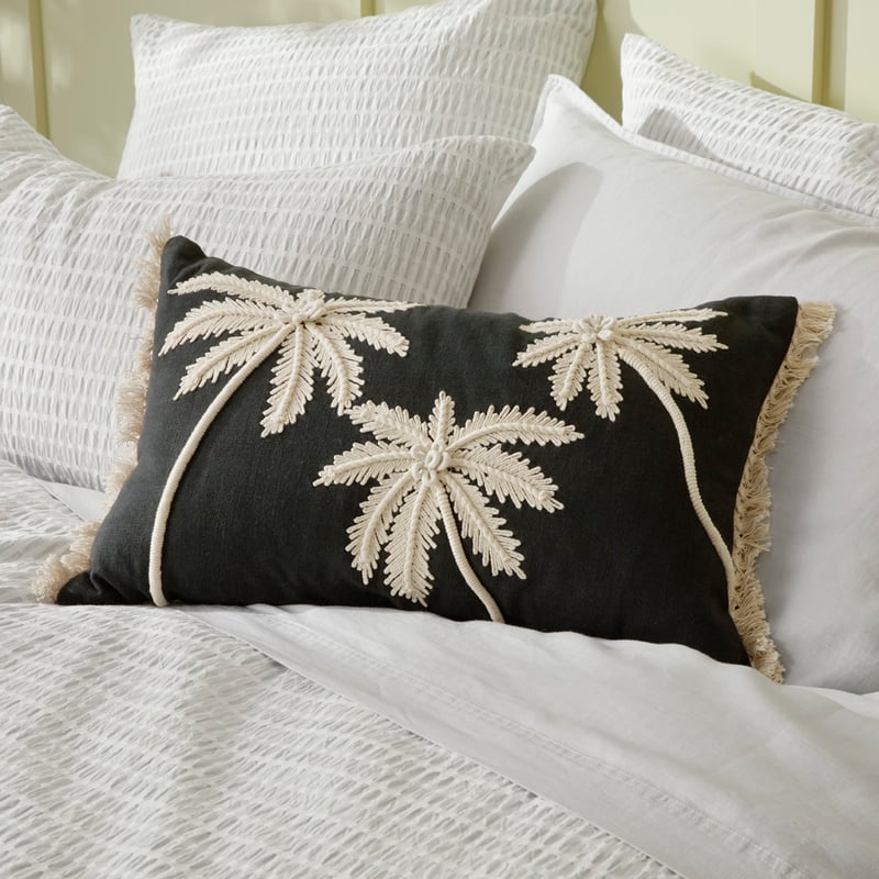 Boca Palm Black Cushion