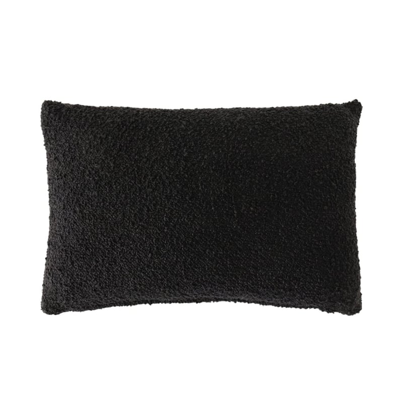 Boucle Black Cushion