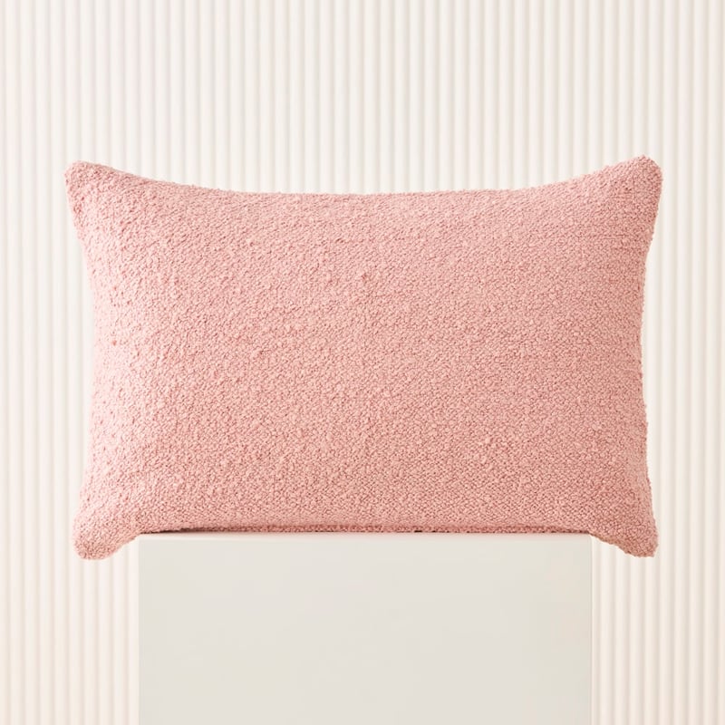 Boucle Pink Cushion