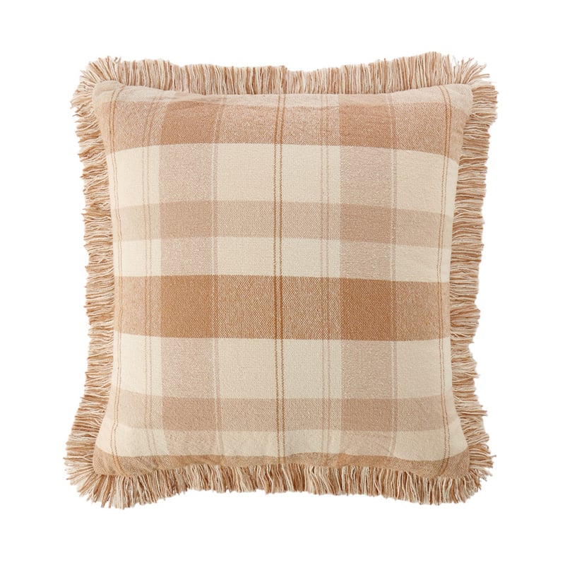 Preston Naturals Check Cushion