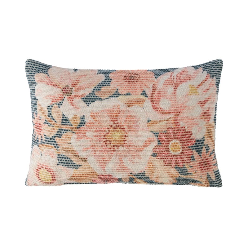 Soray Blue Floral Cushion