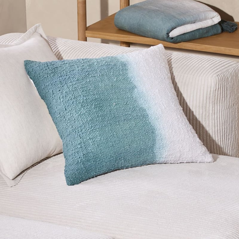 Nova Seafoam Dip Dye Cushion