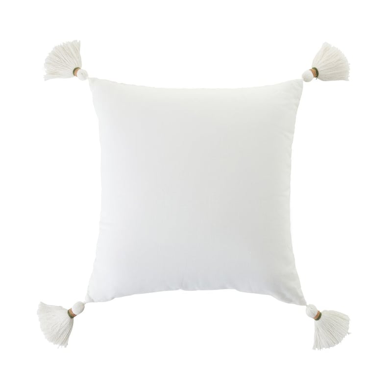 Falls Palm Olive Green & White Cushion