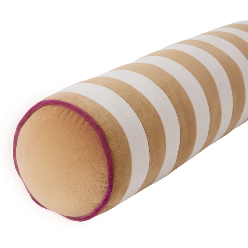 Maddie Tan & Ivory Bolster Cushion