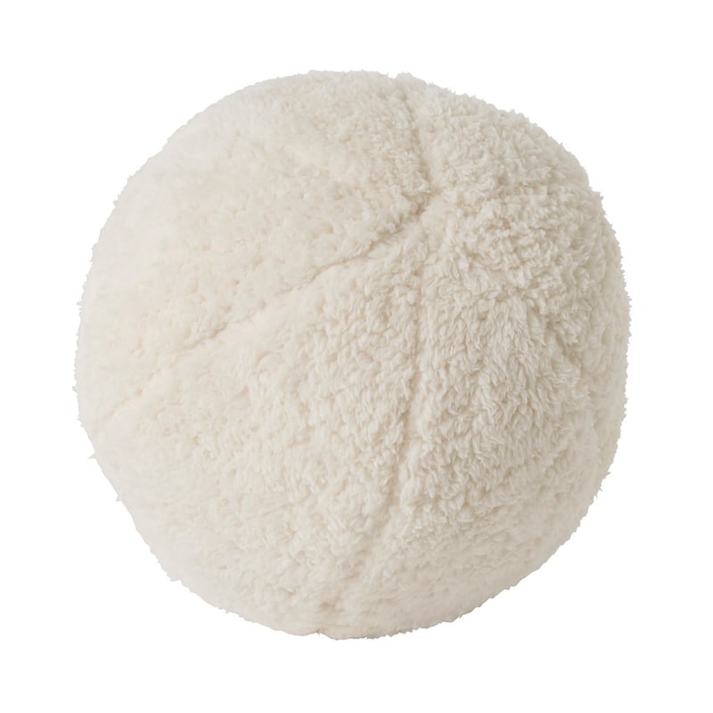 Kyrie Natural Fleece Ball Cushion
